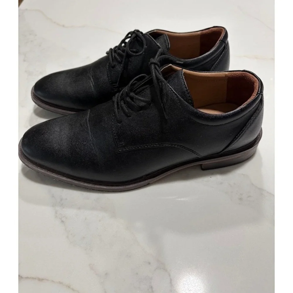 Goodfellow Co Mens Black Oxford Dress Shoes Lace Up Size 10